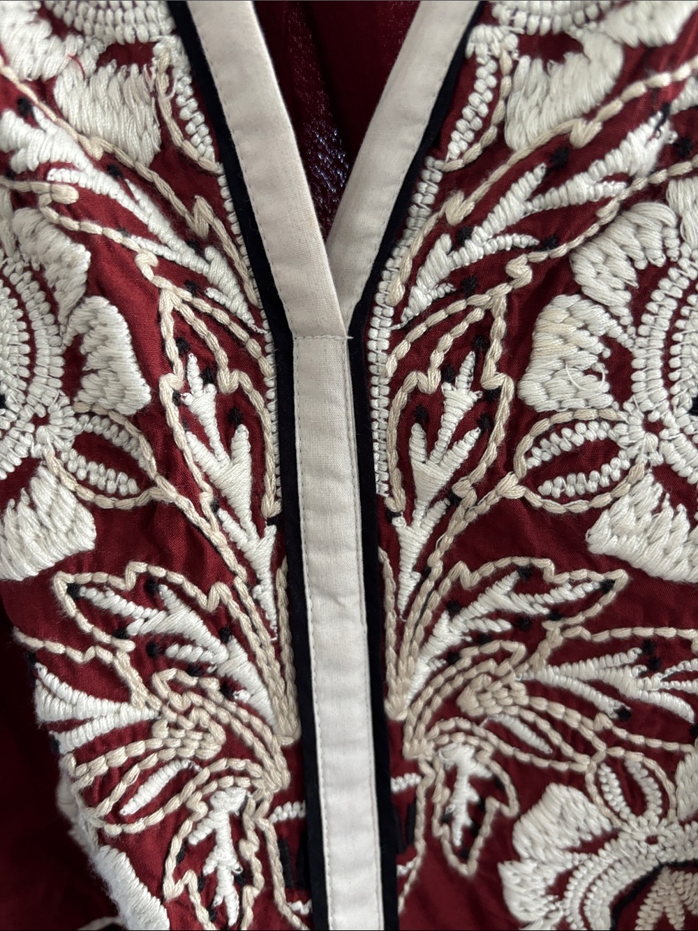 Anthropologie Embroidered Boho Maxi Dress Size M - Picture 11 of 11